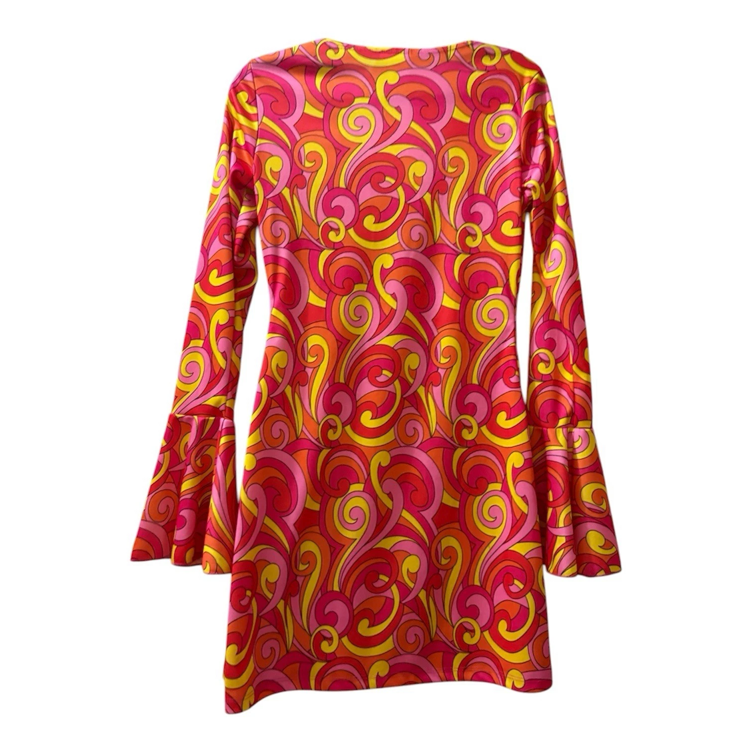 Dreamgirl MOD Go Go Pink Paisley Mini Dress - photo 3