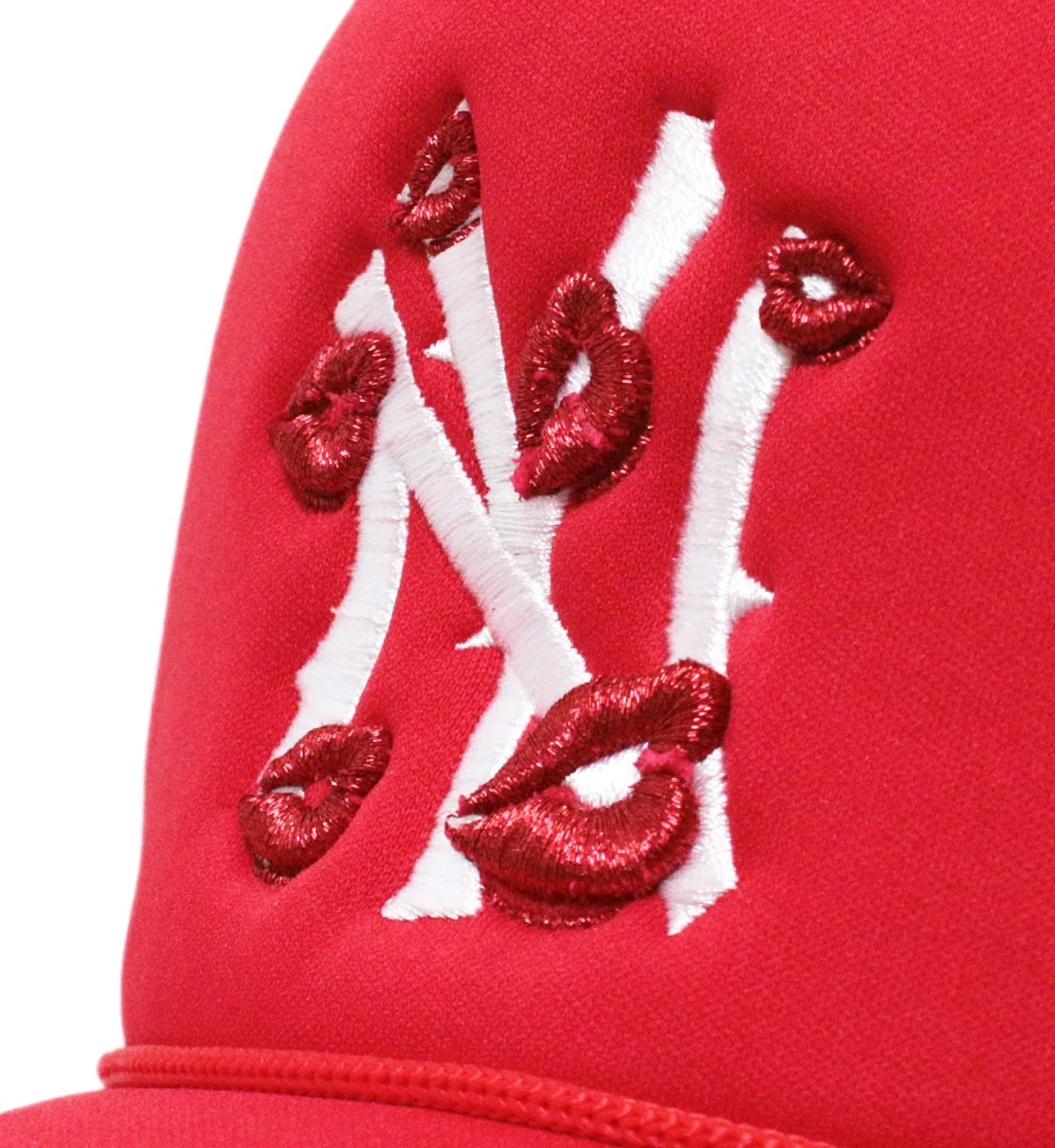 LA ROPA NY is Kissing Me Trucker Hat RED LA - photo 4