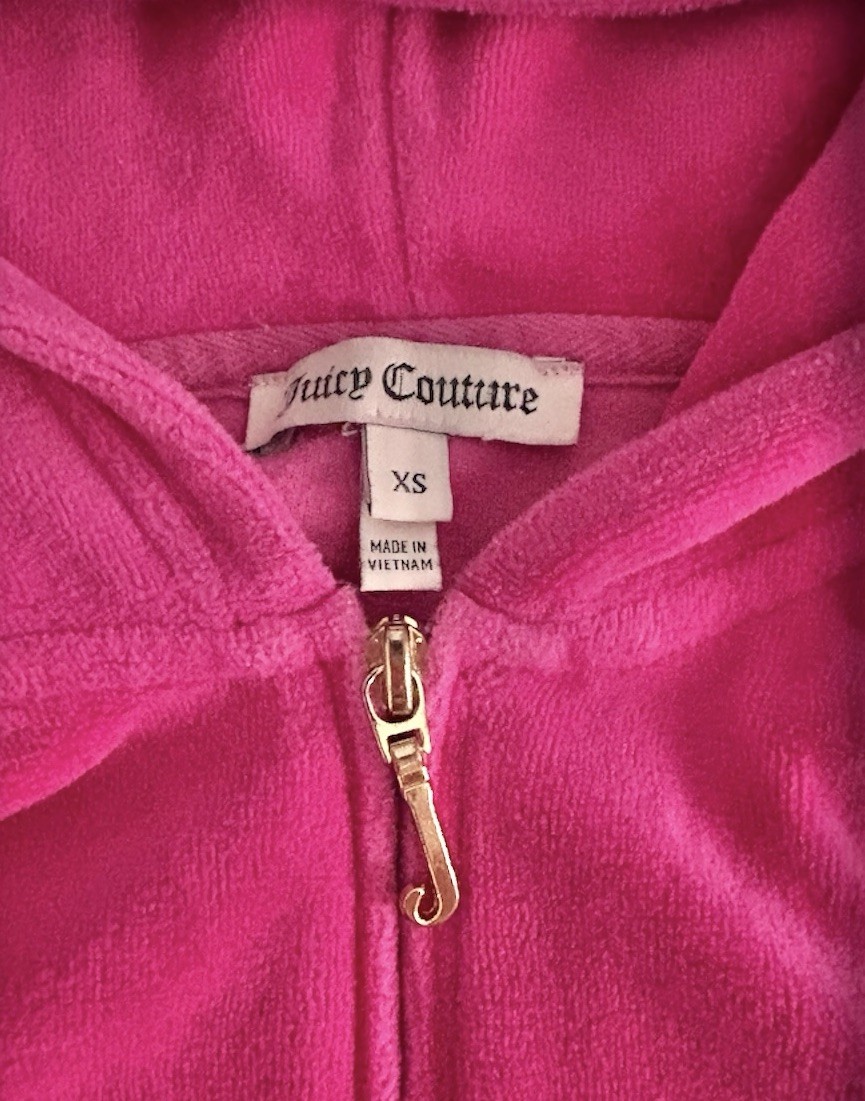 Vintage Y2K Juicy Couture Women XS Pink Jacket Pants - photo 3