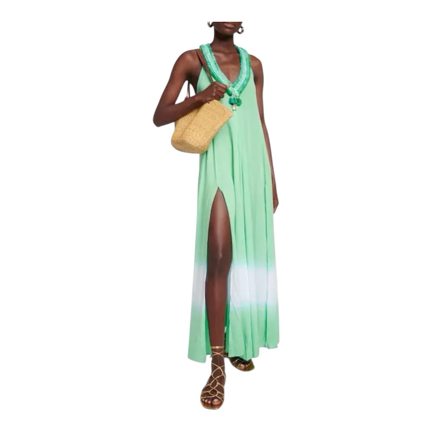 Poupette St Barth Nava Maxi Dress Size XS Resortwear