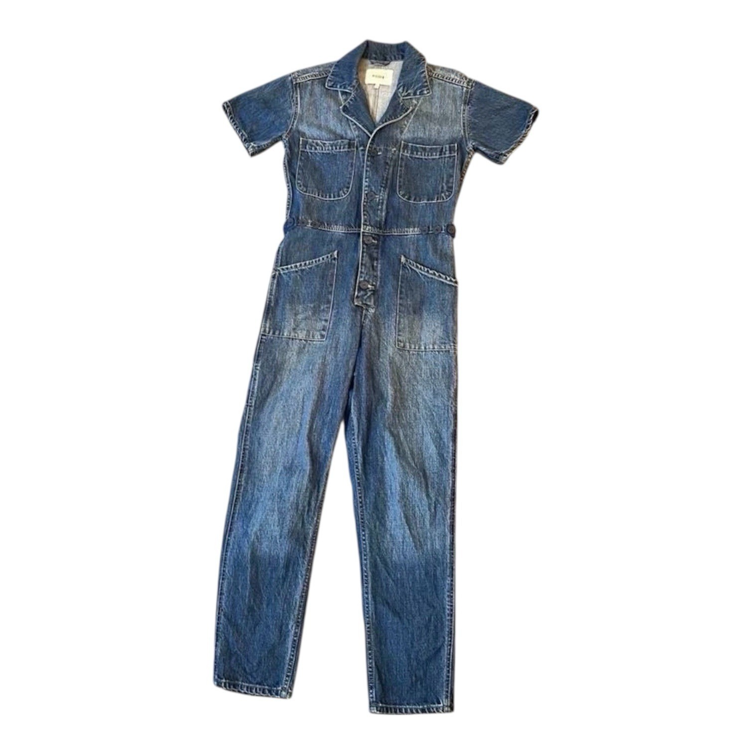 Pistola Grover Jumpsuit Dark Denim Coverall Utility Boiler Suit - photo 3