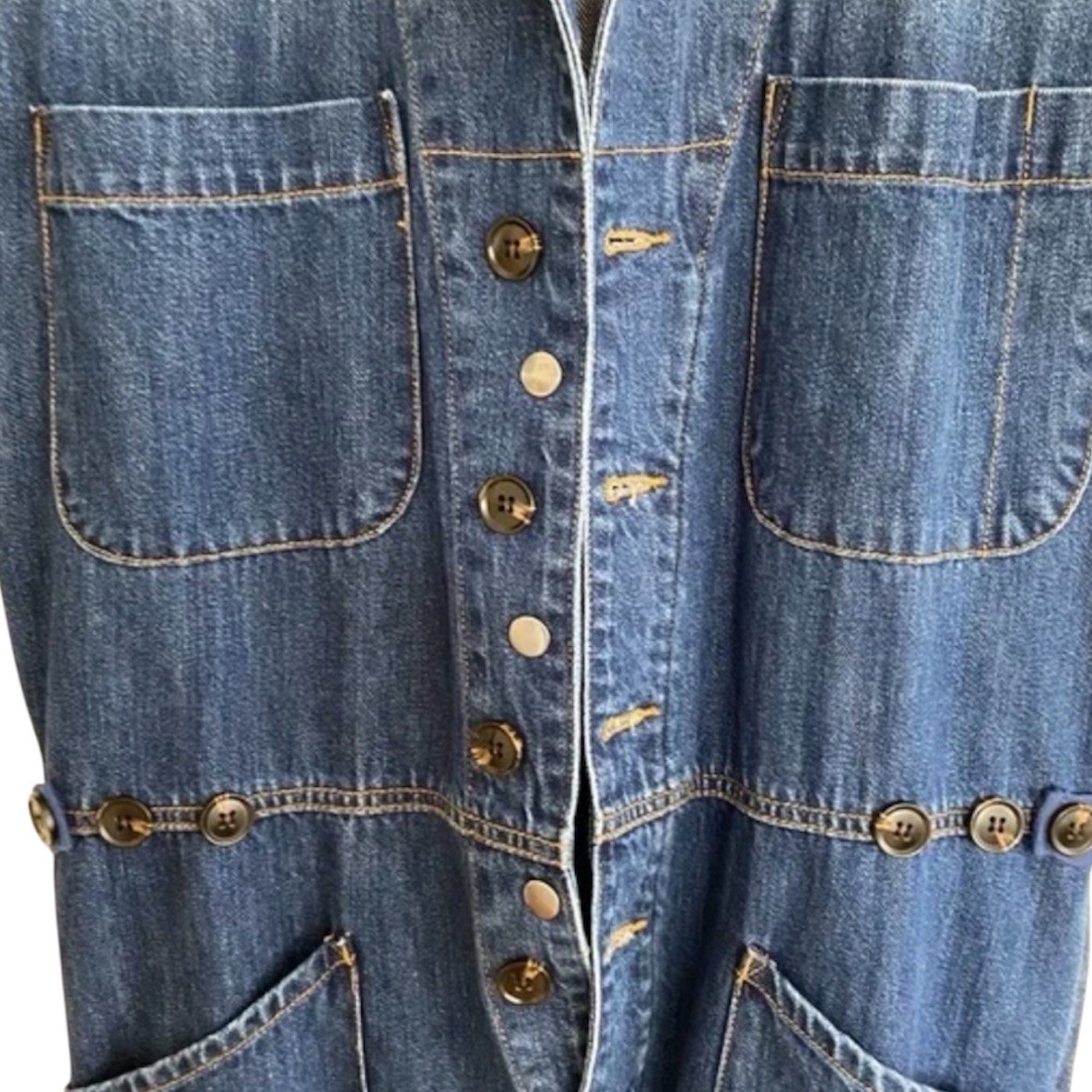 Pistola Grover Jumpsuit Dark Denim Coverall Utility Boiler Suit - photo 5