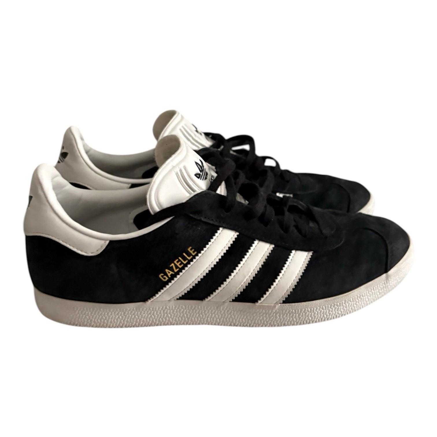 Adidas Originals Gazelle Black & White Shoe Mens Size 10