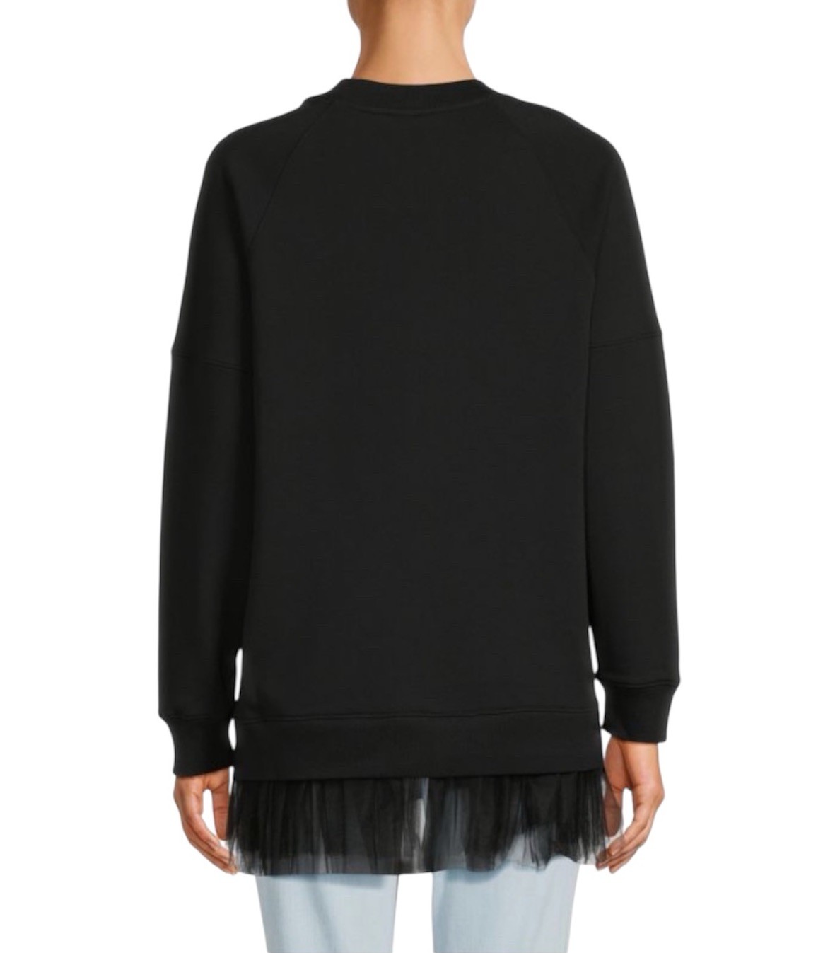 Moschino Sweatshirt Dress Teddy Cake Graphic Tulle hem Size 4 Wo - photo 3