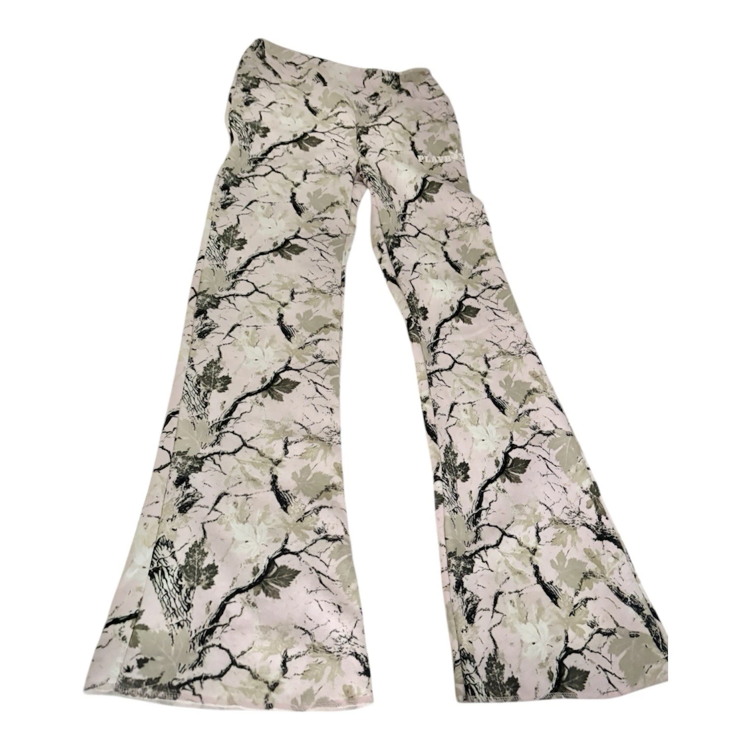 Playboy Pink Camo Fleece Flare Sweatpants Y2K Medium - photo 3
