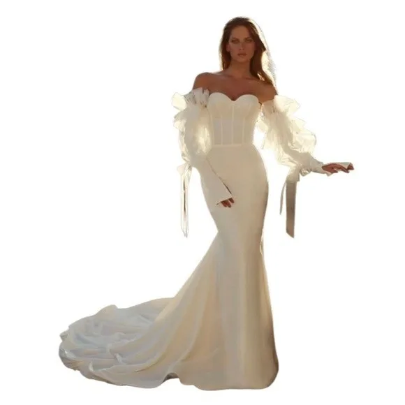 Ricca Sposa Carlotta Collection Size Small Custom Bridal Sleeves - photo 2