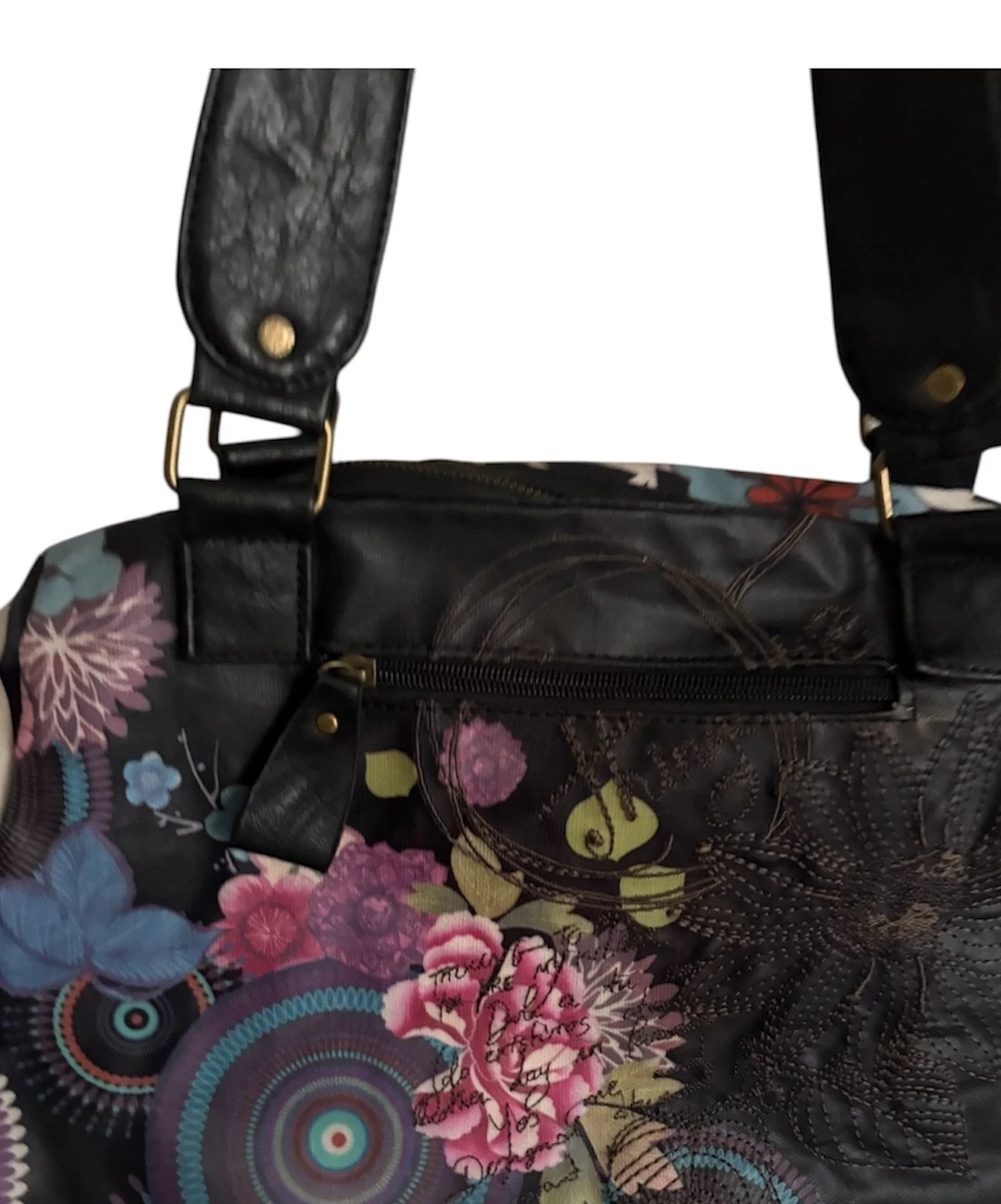 Desigual Y2K Large Patchwork Floral Shoulder Bag - photo 5