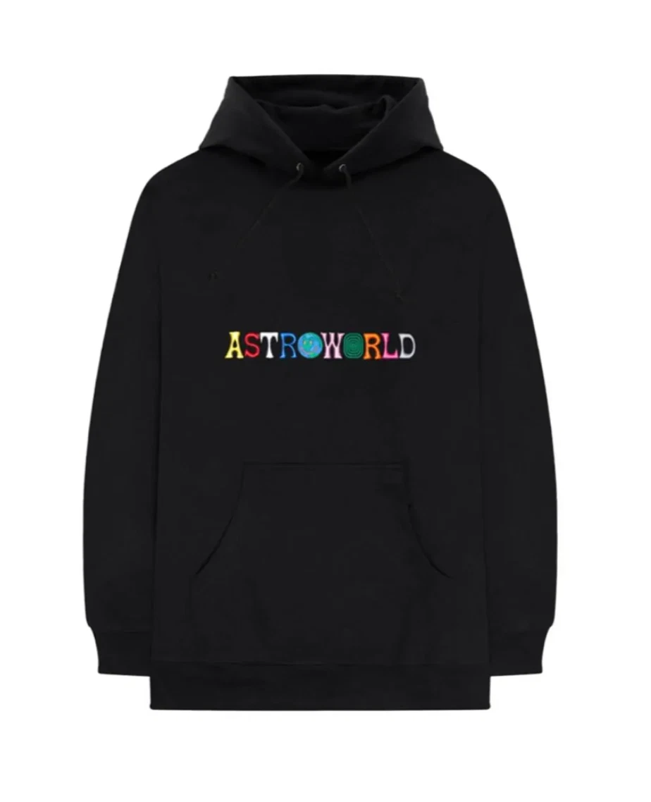 TRAVIS SCOTT ASTROWORLD Wish You Were Here Hoodie Black M - photo 2