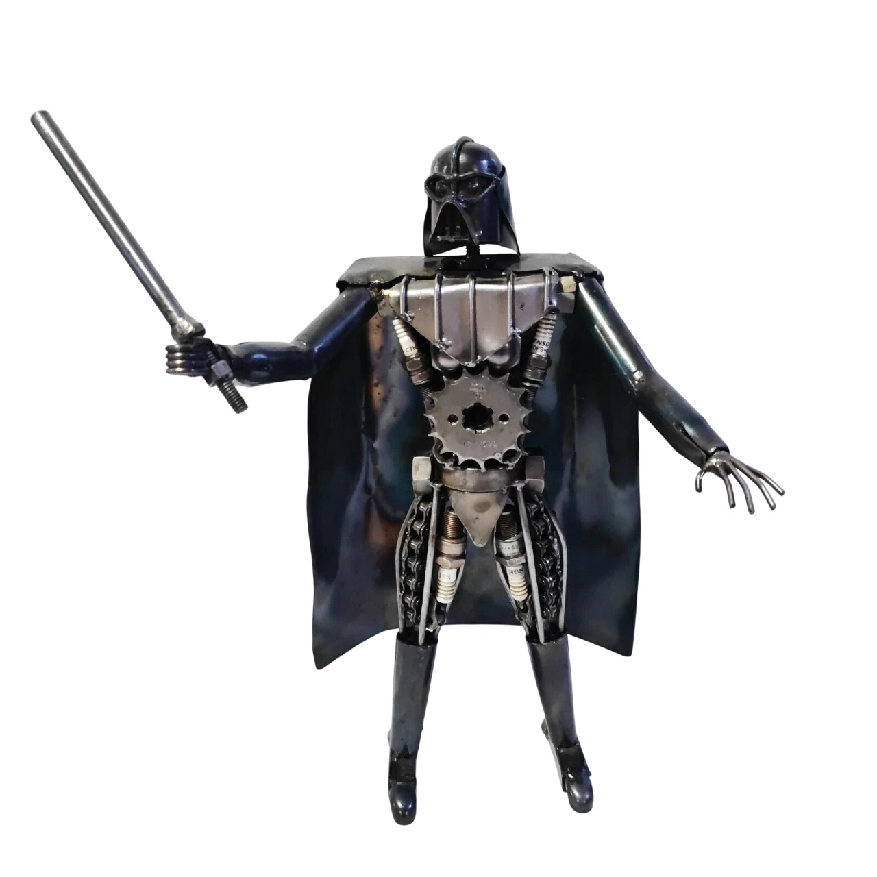 Handcrafted Darth Vader Metal Sculpture 16" Tall Star Wars Fan A