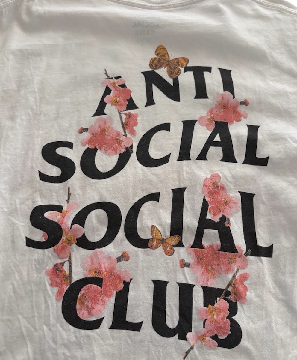 ASSC Kkoch T-shirt White Cherry Blossom Size Medium - photo 4