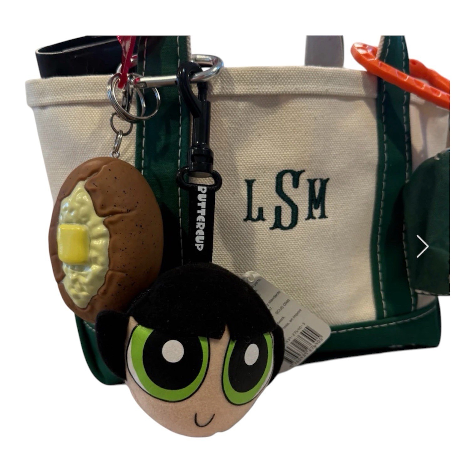 CARTOON NETWORK POWERPUFF GIRLS PLUSH KEYCHAIN BUTTERCUP - photo 4