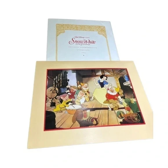 Walt Disney Classic 1994 Snow White Lithograph