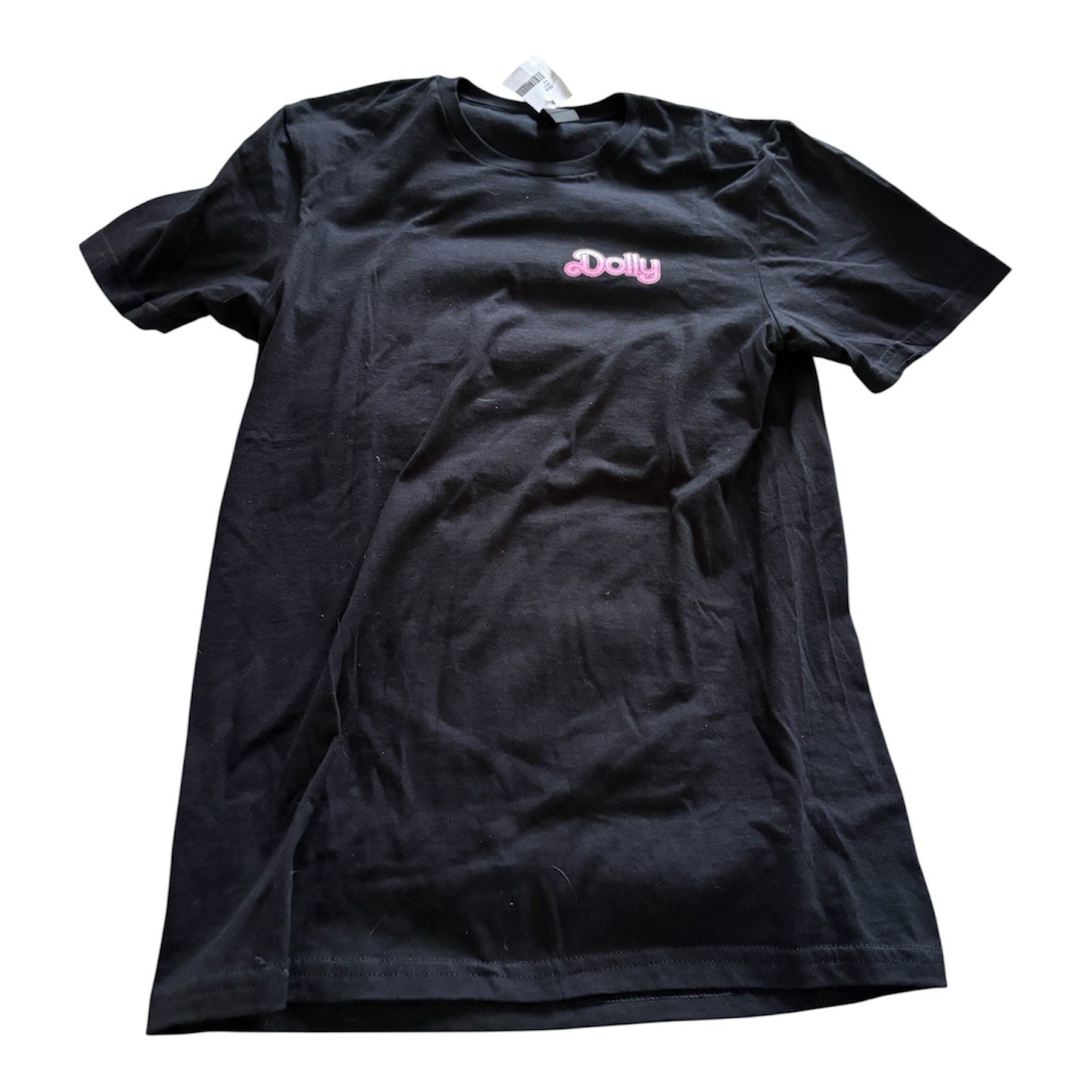 Dolly Parton Black Cotton T-Shirt - Women's Small - photo 2