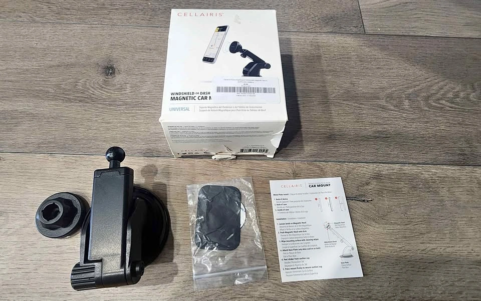 Magnetic Car Phone Mount (Windshield/Dashboard)