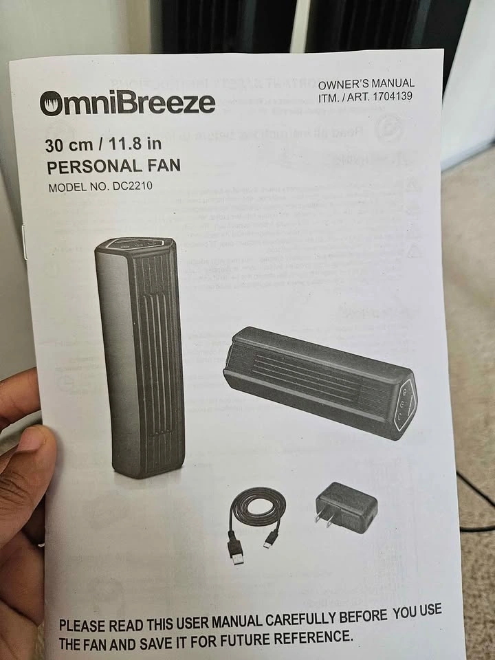 Personal Desk Fan - photo 2