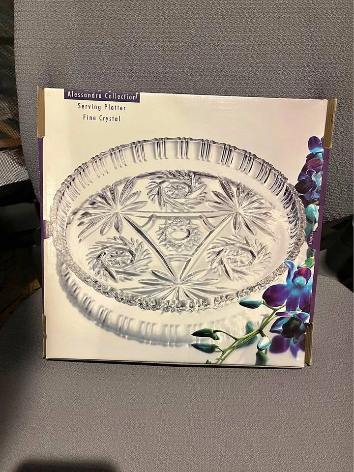 Fine Crystal Serving Platter