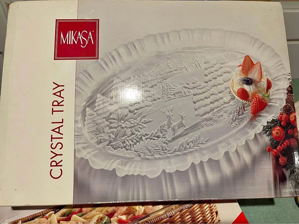 Mikasa Crystal Tray