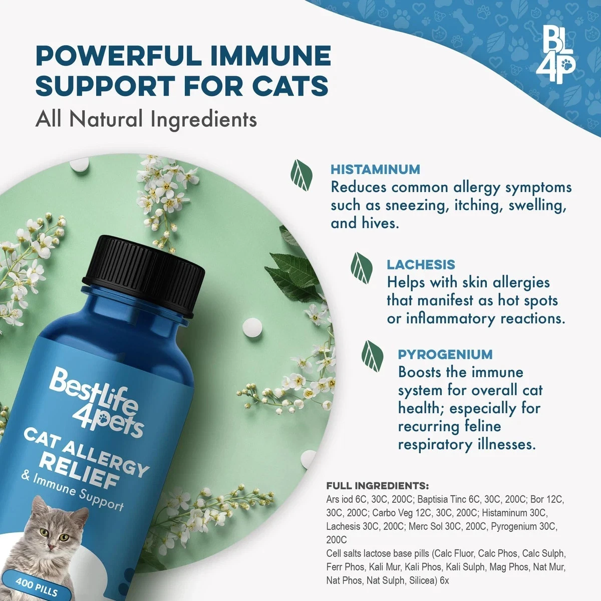 Cat Allergy Relief Immune Support - Natural Allergy Relief