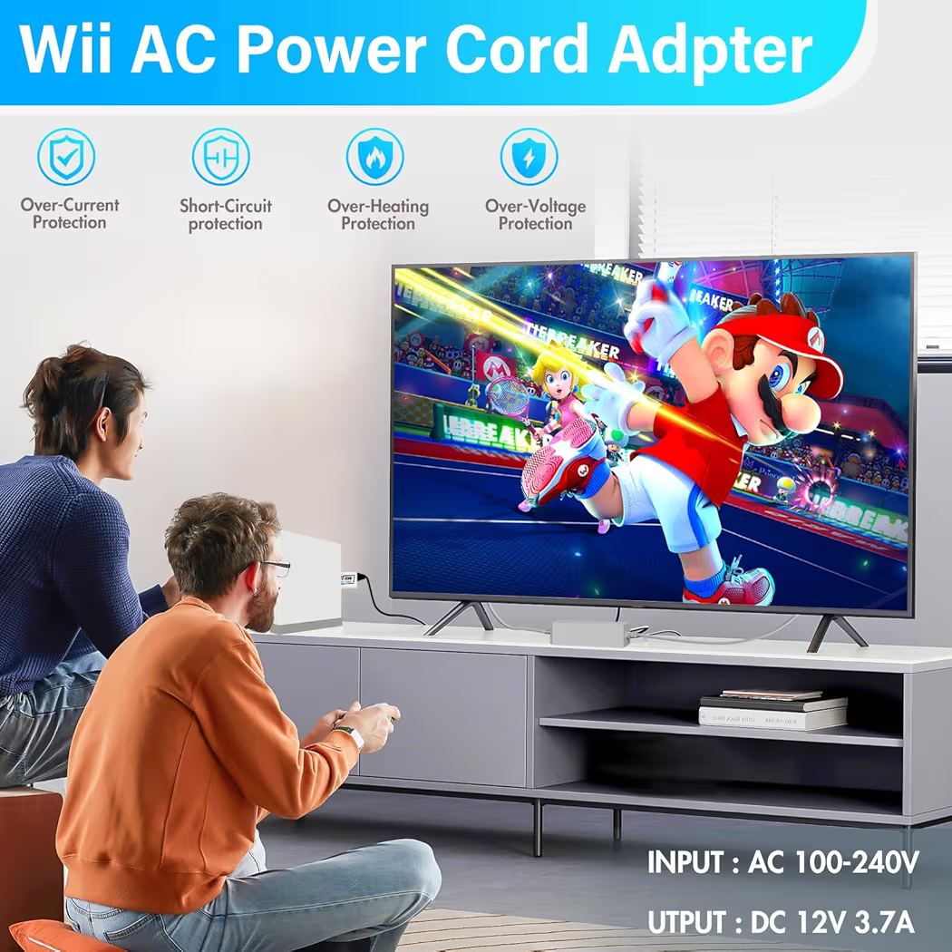 PORTHOLIC 4-in-1 Wii Cables: AC Adapter + HDMI - photo 2
