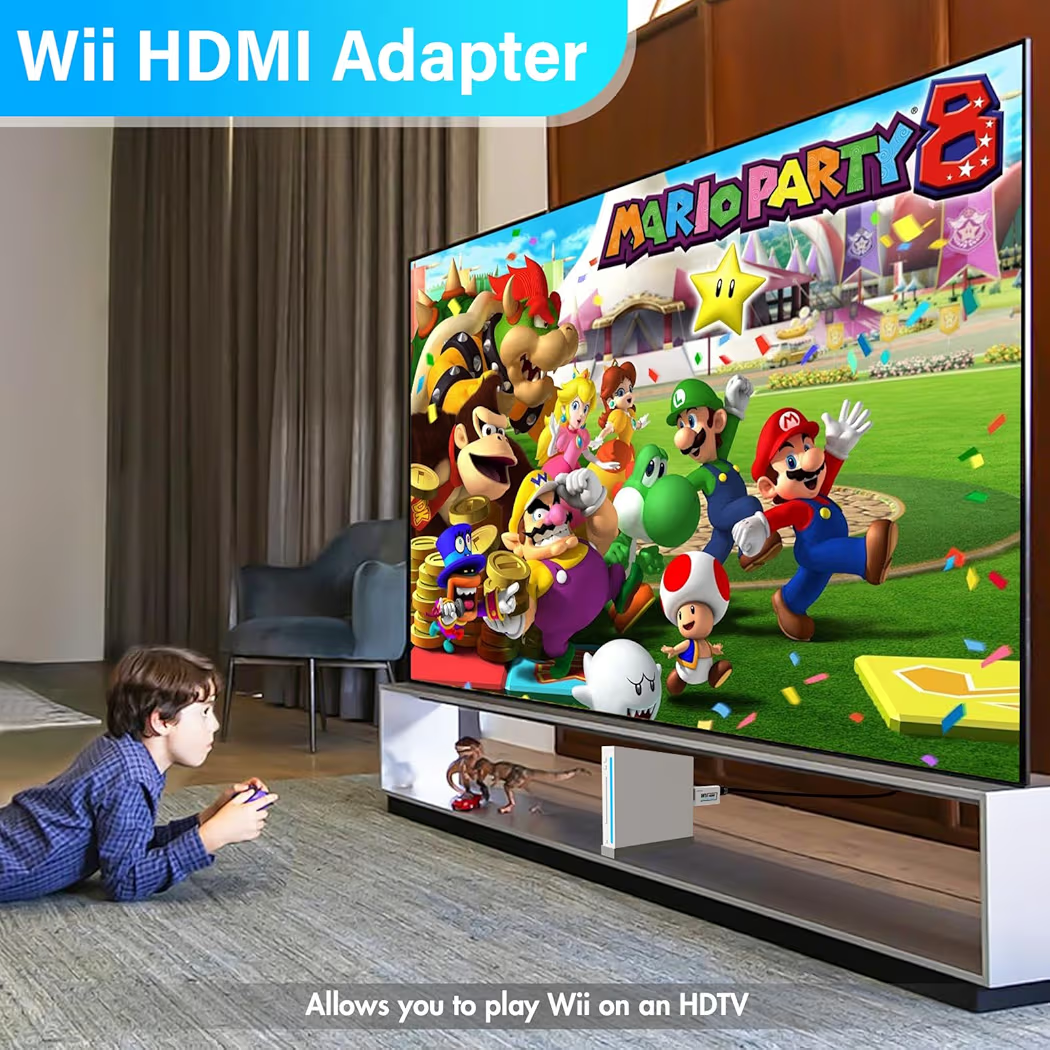 PORTHOLIC 4-in-1 Wii Cables: AC Adapter + HDMI - photo 5