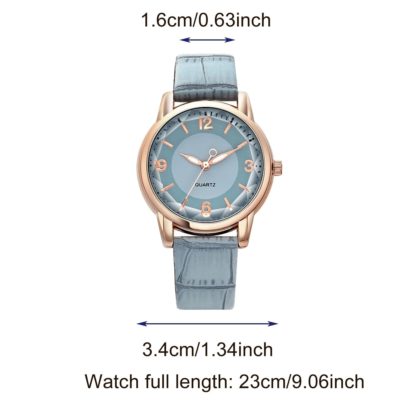 Ladies Fashion Analog PU Leather Wrist Watches - photo 2