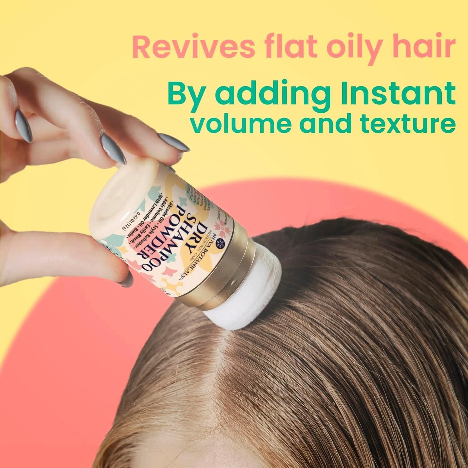 Non Aerosol Dry Shampoo Powder with Biotin - For Women - photo 4