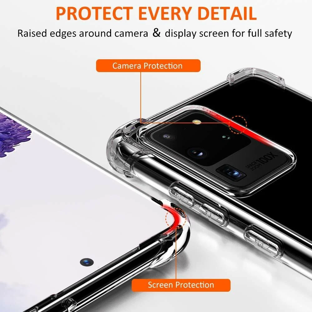 Samsung Galaxy S20 Ultra Case - Clear Slim Cover - photo 3