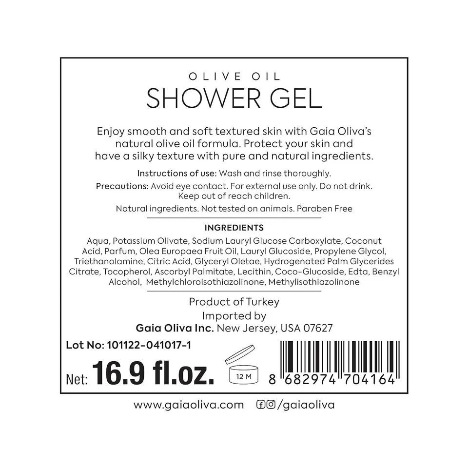 Tangerine Liquid Shower Gel Olive Oil Moisturizing Bath Body Was - photo 2