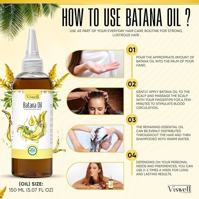 Batana Oil Hair Growth - 5 fl oz, 100% Pure, Natural & Organic - photo 4