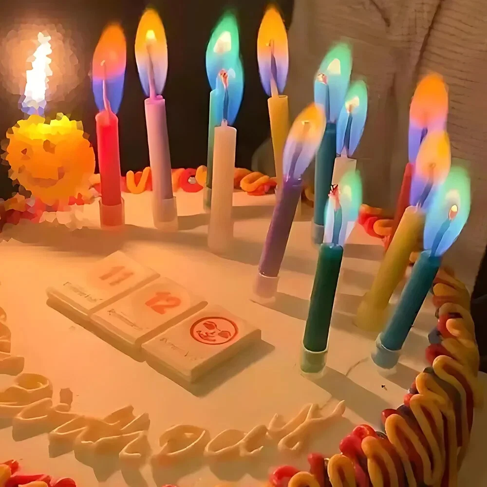 Birthday Candles - Gorgeous 24pcs Happy Birthday Candles for Cak