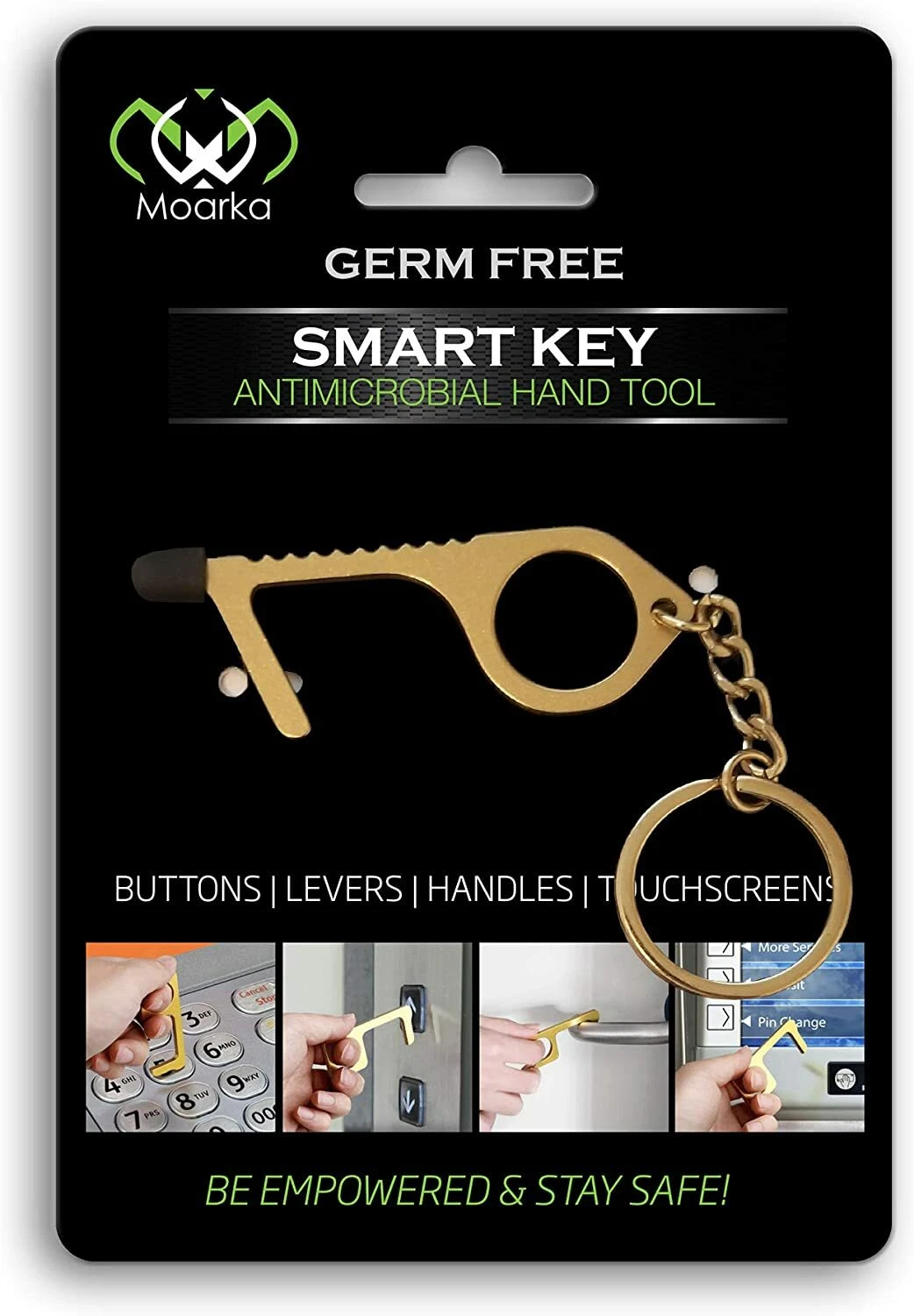 No Contact Hands Clean Hygiene Key Tool No-Touch Door Opener EDC - photo 4