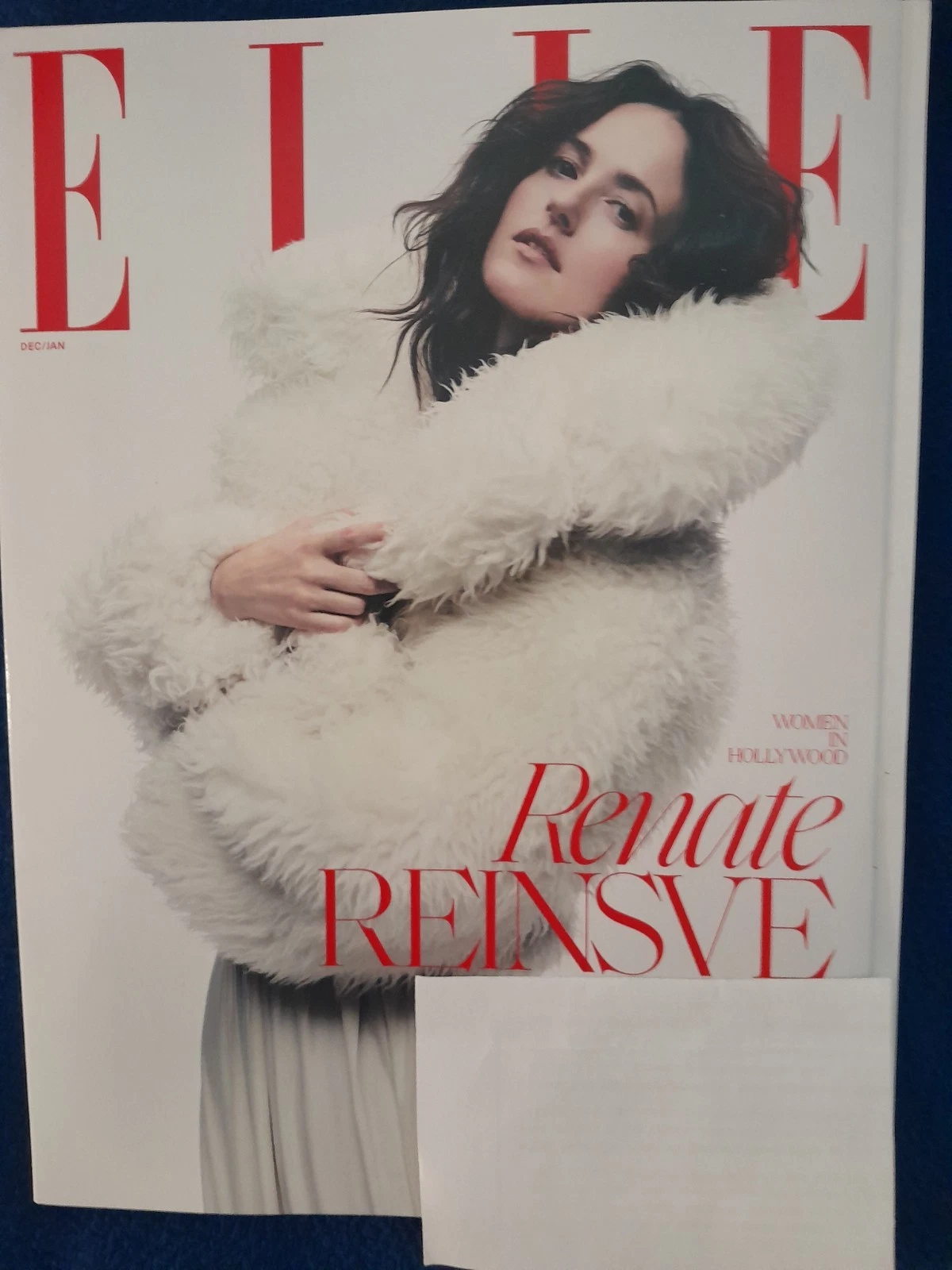 ELLE USA MAGAZINE Dec 2025 Jan 2026 Renate Reinsve NEW Fashion