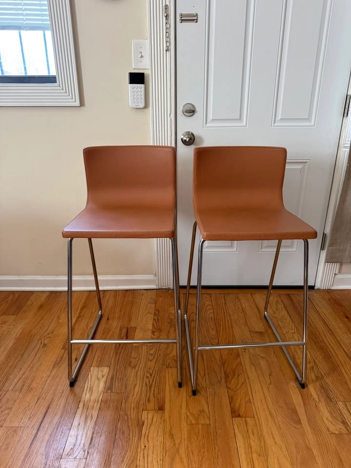 Two Brown Stools