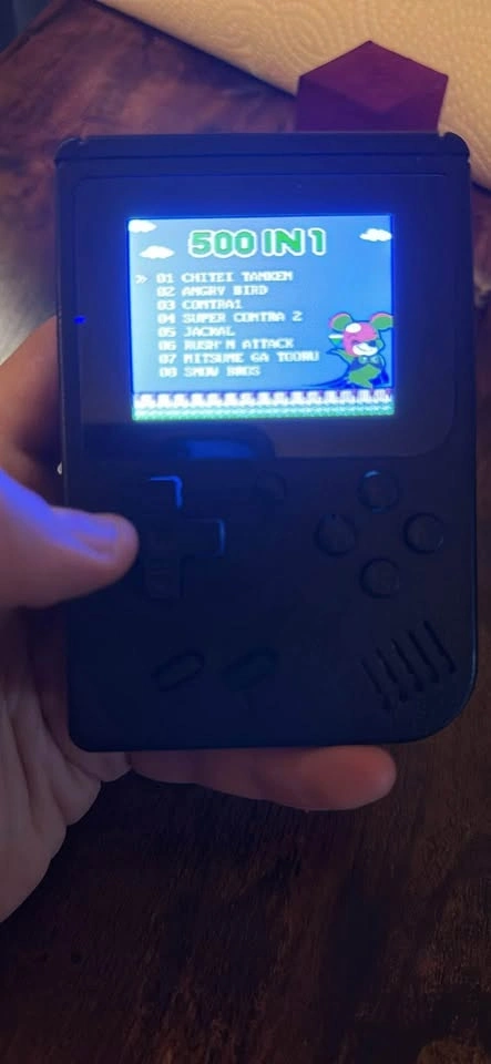 Retro Handheld Game Console – 500 Classic Games - photo 5