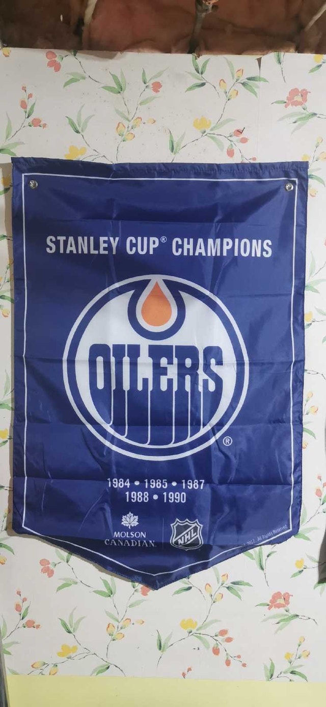 Edmonton Oilers Stanley Cup Banner