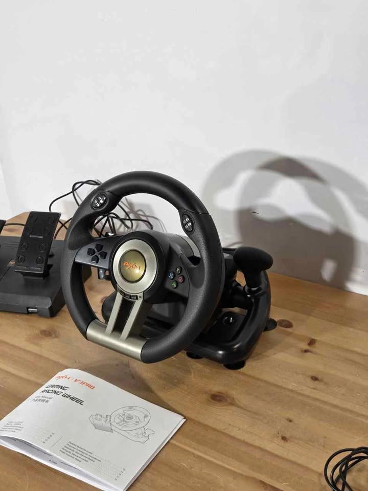 Racing Wheel with Pedals Multi Platform USB, New - photo 5
