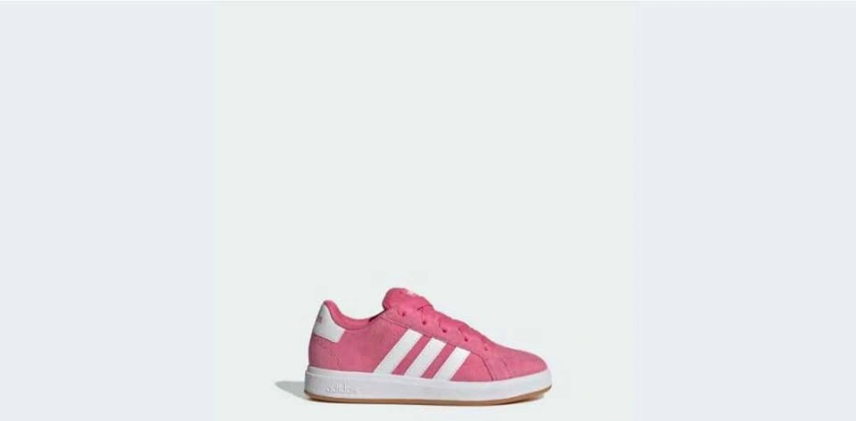 Adidas Grand Court 00s Kids Sneakers - Pink Fusion, Size 10.5K - photo 3