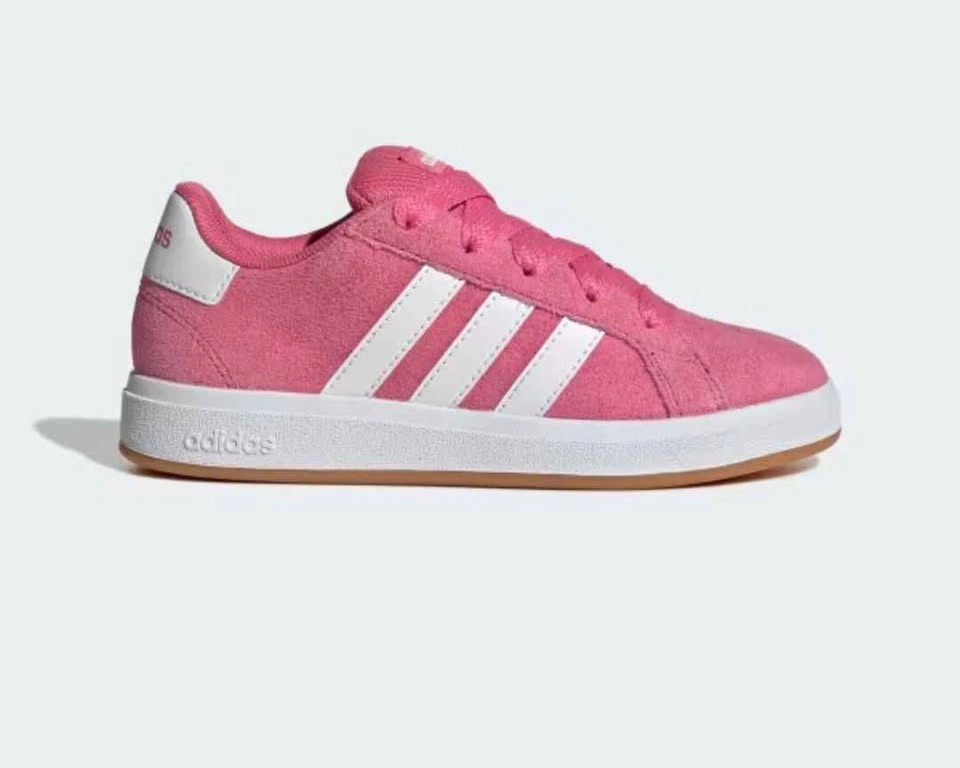 Adidas Grand Court 00s Kids Sneakers - Pink Fusion, Size 10.5K - photo 4