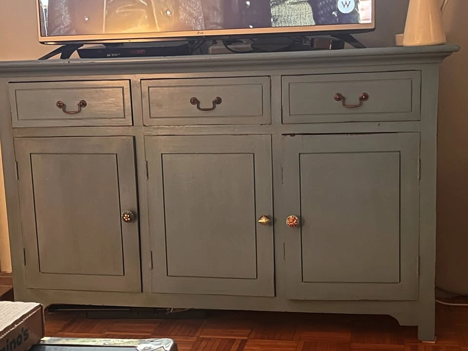Blue Sideboard Hutch - photo 3
