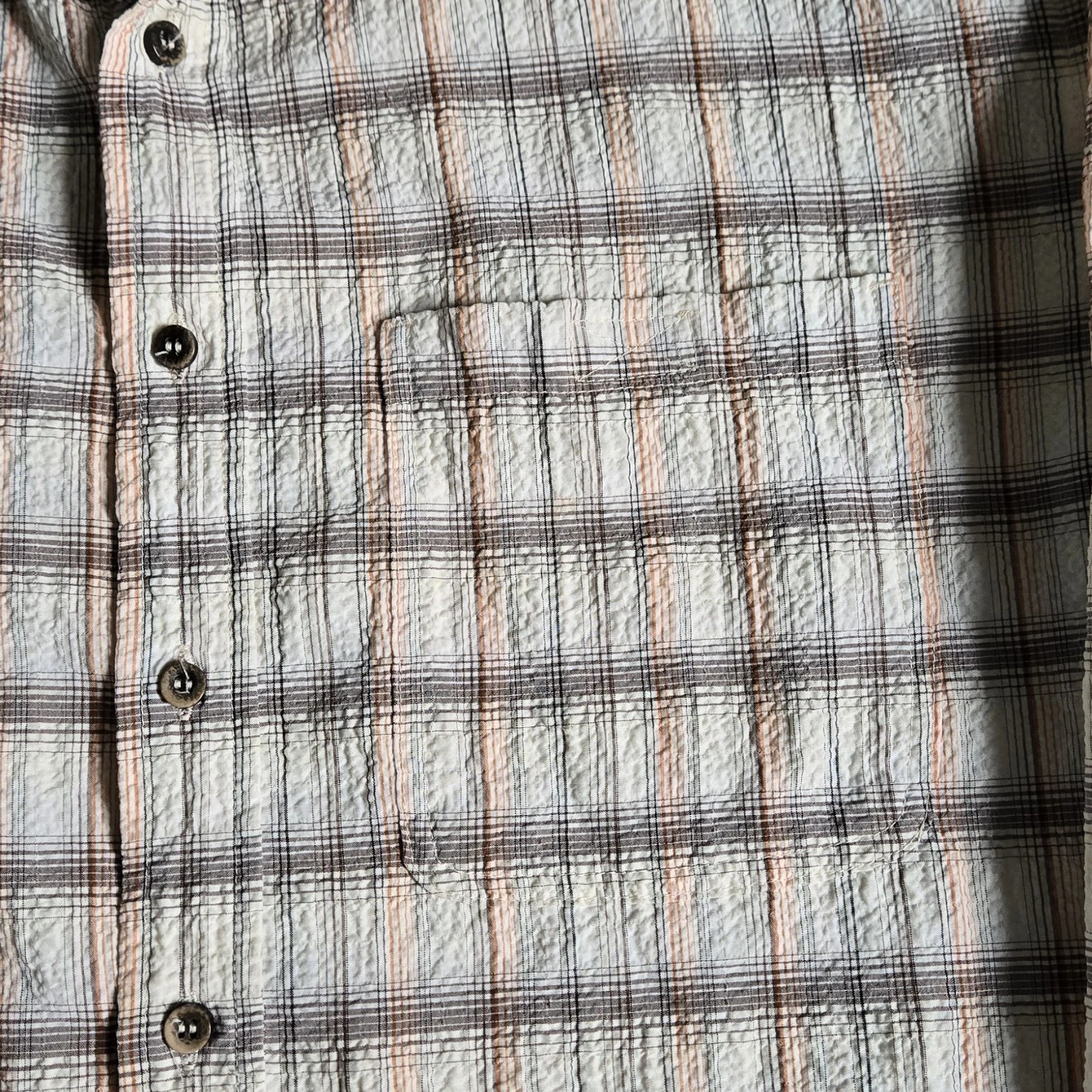 Tilley Endurables Men's L Seersucker Plaid Travel Shirt - photo 3