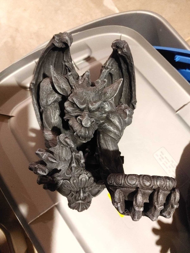 Gargoyle Wall Sconce Candle Holder