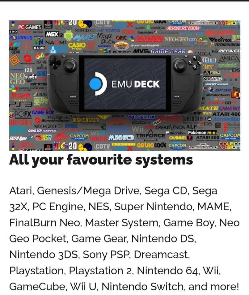 Steam Deck (oled, og) unlock emulation, other stores, performanc - photo 3