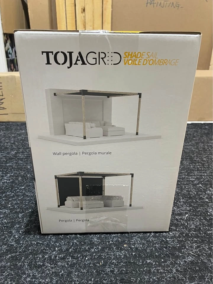 TOJA 6x6 Pergola Kit with Shade Sail - photo 5