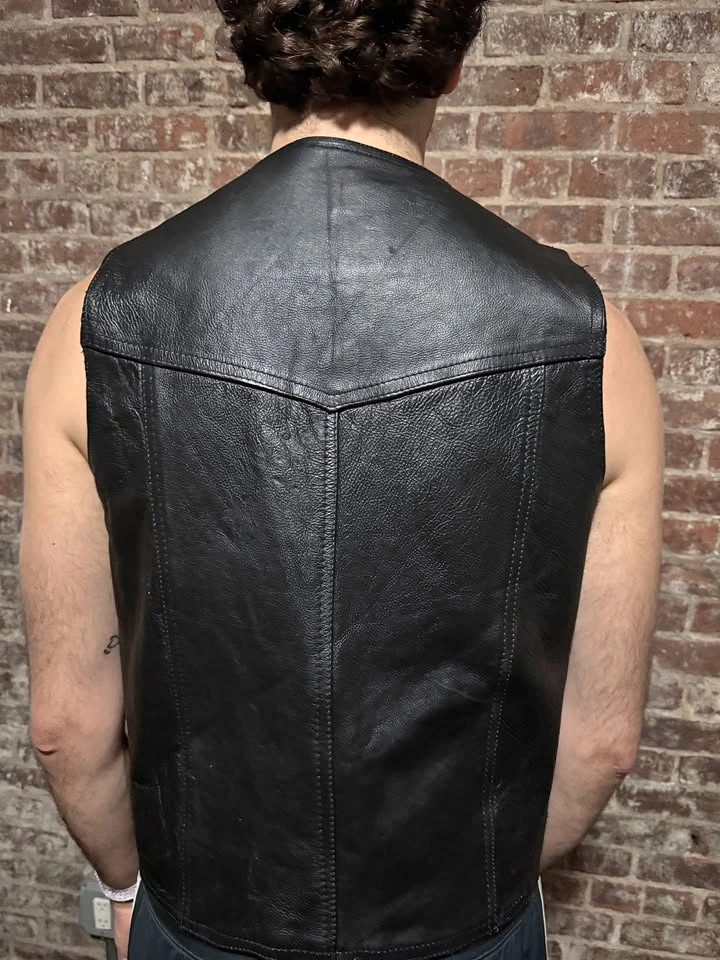 Vintage A-1 Genuine Leather Vest (Size 42)