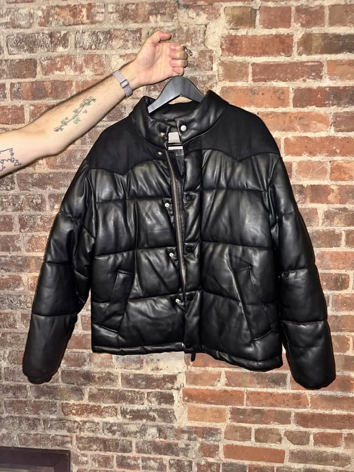 Wool Trim Puffer Jacket