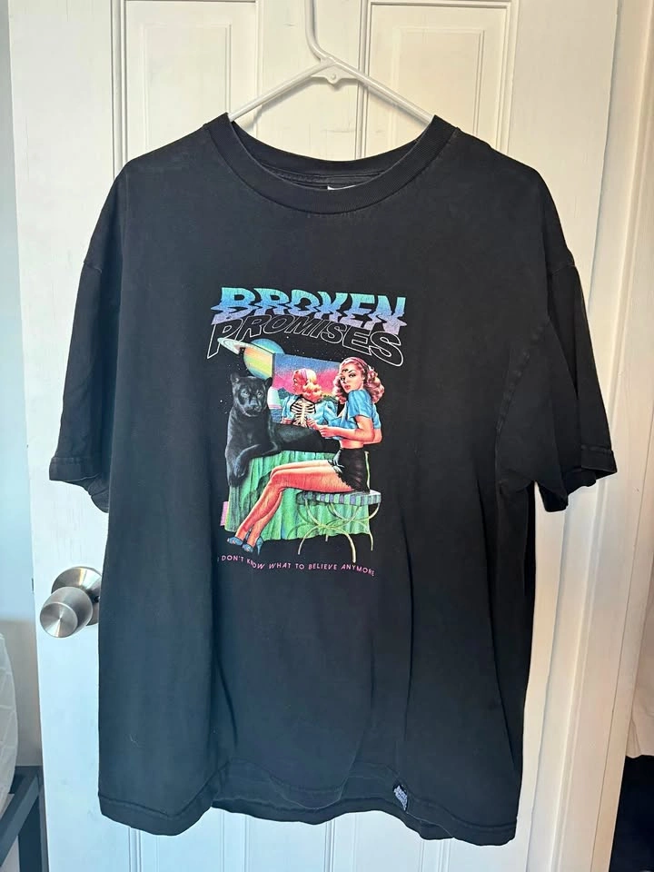 Vintage "Broken Promises" Graphic T