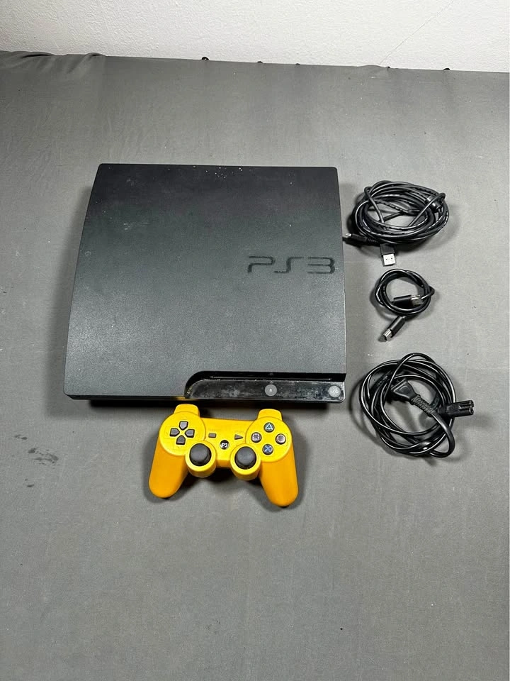 Sony PlayStation 3 PS3 Slim Console 160GB (3001A) w/Controller &