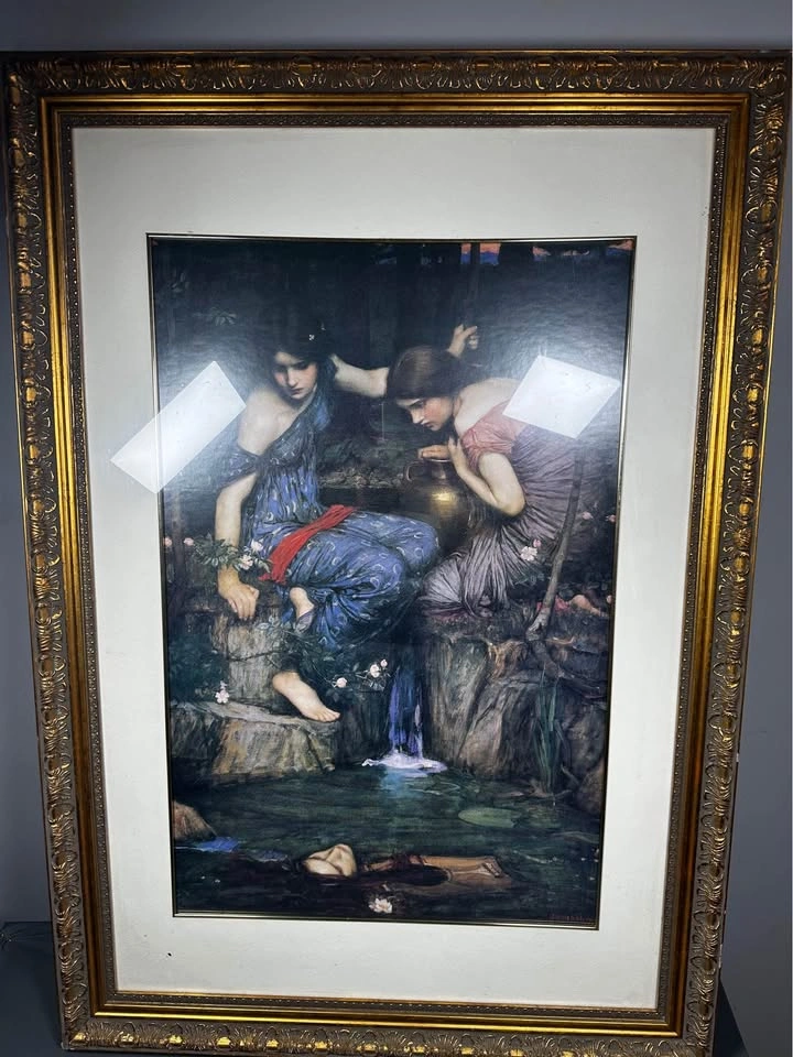Framed Art: Nymphs Finding The Head of Orpheus by John William W - photo 2