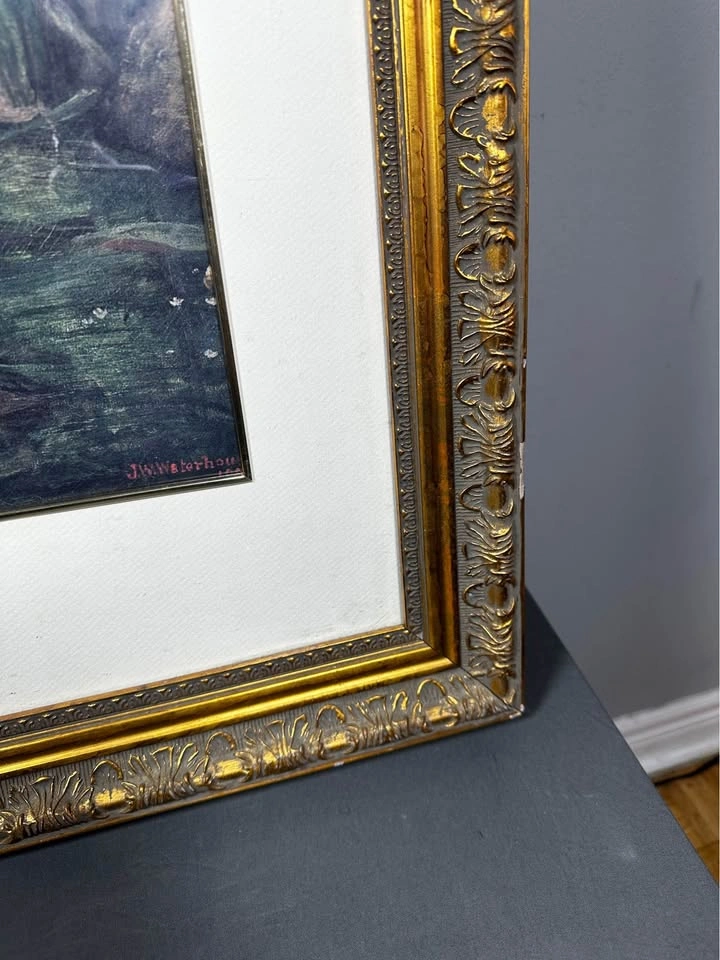 Framed Art: Nymphs Finding The Head of Orpheus by John William W - photo 3