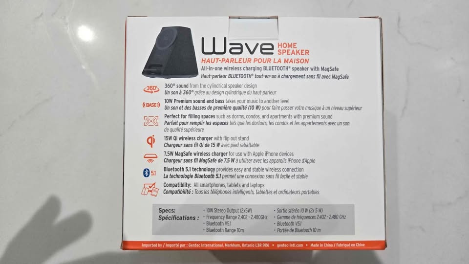 IQ Wave Speaker + MagSafe Compatible + Wireless Charging - photo 2